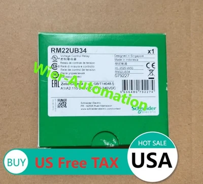 NEW Schneider RM22UB34 Control Relay US Free TAX - Image 1 of 2