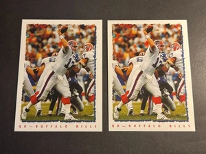 1995 Topps MISSING FOIL & BLANK BACK PROOFS Jim Kelly Bills #317 - Picture 1 of 2