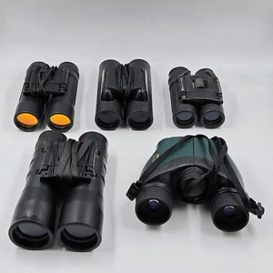 Lot of 5 Binoculars - Working, Various Models, Used - Picture 1 of 12