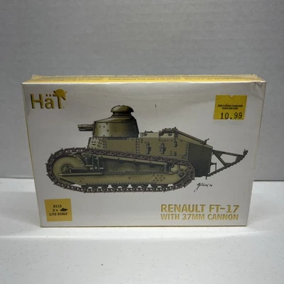 1:72 HäT 8113 WKI Frankreich 2x Renault FT-17 37mm Kanone Panzer Schnellbausatz - Image 1 of 4