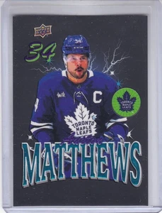 AUSTON MATTHEWS 2025-26 UPPER DECK BOOTLEG SSP INSERT #BL-8 MAPLE LEAFS - Picture 1 of 2