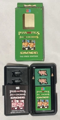 Vintage 1990 Pass The Pigs / Jeu De Cochons - MB Games - Family Fun - Image 1 of 4