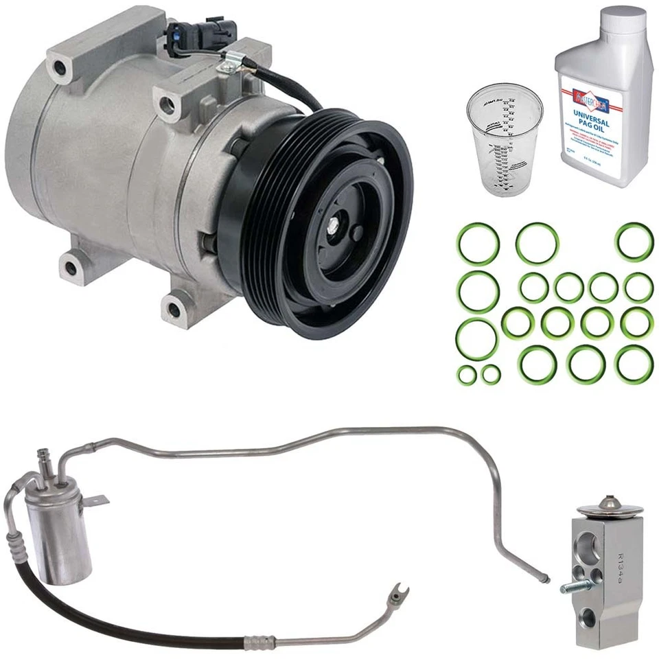 Compressor CA Omega com kit de reparo AC para Dodge Stratus 2004 2005 - Imagem 1 de 1