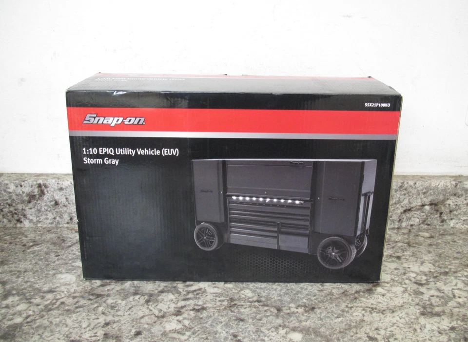 Snap on Tools 1 10 Scale Epiq Utility Vehicle Pit Wagon Dicast Storm Gray