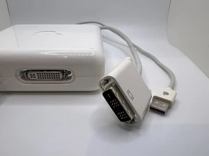 Apple DVI to ADC Adapter A1006 + Power Cord for Cinema Display Monitor - Tested - Afbeelding 1 van 12