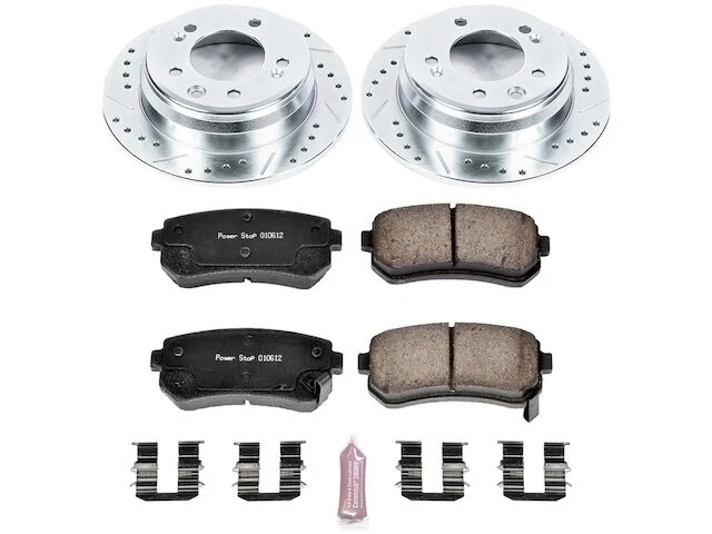 Kit de pastillas de freno trasero y rotor para Hyundai Tucson GAS 2010-2015 2011 2012 MN613XC Foto 1 de 1