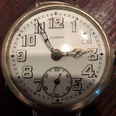 Unsigned WW1 trench watch (movement Patria) - Image 1 of 4