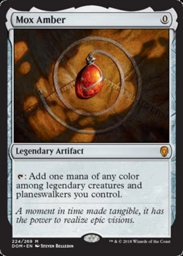 MTG Mox Amber, Light Play, English Dominaria - Image 1 of 1