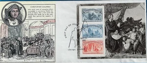 Hojas de recuerdo S&T Cachet de Tom OHagen 2624-9 Columbus 6 cubiertas tintadas - Imagen 1 de 7