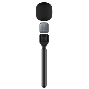 Handheld Microphone Adapter with Windshield Foam for Lavalier Microphone L1V4 - Afbeelding 1 van 9