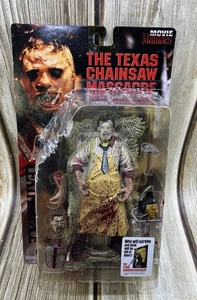 Modellino Leatherface Bloody Movie Maniacs 1998 McFarlane Toys NUOVO - Foto 1 di 12