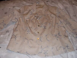 Beige & Blue Blouse...Size 18 - Picture 1 of 10