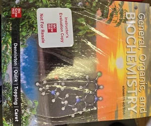 GENERAL, ORGANIC, AND BIOCHEMISTRY 11th EDITION Looseleaf - Picture 1 of 2