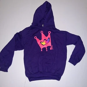 Royally B Brianna Hoodie Sweatshirt Purple Small YouTube - Picture 1 of 9