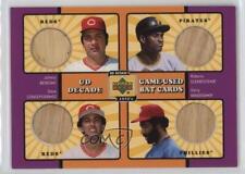 2001 Decade 1970's Game-Used Bat Combos Johnny Bench Roberto Clemente #C-GGN HOF