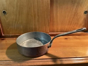 Vintage Stamped E. Dehillerin Paris 6 3/8” Diameter Copper Pan - Picture 1 of 7