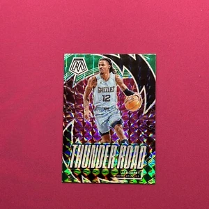 2023-24 Mosaic Ja Morant Green Mosaic Prizm Thunder Road #3 Grizzlies - Picture 1 of 6