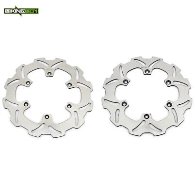 RM 125 250 Solid Front Rear Brake Disc Rotors For Suzuki RM125 00-10 RM250 00-12 - Image 1 of 4