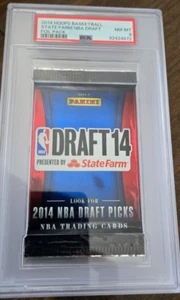 2014 Panini Hoops State Farm NBA Draft 14 ungeöffnete Packung mit 1 seltenen Rookie PSA 8 - Bild 1 von 2