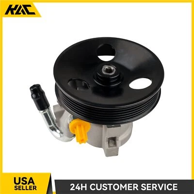 Power Steering Pump w/ Pulley For Chevy Aveo Pontiac G3 Wave 2007-2018 96801443 - Image 1 of 4