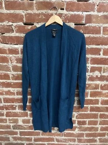 Halogen Womens Blue Cashmere Cardigan Sweater Size XS - Picture 1 of 3