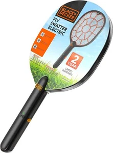 BLACK+DECKER Electric Fly Swatter- Fly Zapper- Tennis Bug Zapper Racket (2PACK) - Picture 1 of 8