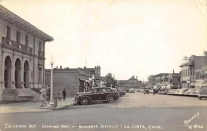 Foto postal real del distrito comercial de tiendas de LaJunta CO - Imagen 1 de 1