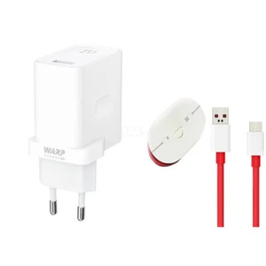OnePlus 30W Warp Dash Schnellladegerät Netzteil Typ USB-C Kabel 9 8 7 Pro 6 T - Bild 1 von 13