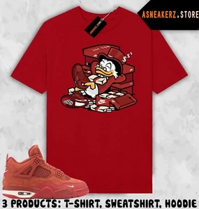 Shirt Match AJ 4 OG Nigel Sylvester Brick by Brick Sneaker Turnschuhhead Scrooge - Bild 1 von 2
