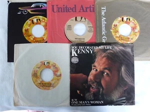 5 - Kenny Rogers-45 RPM Near Mint You Decorate My Life/One Man's Woman PLUS - Picture 1 of 7