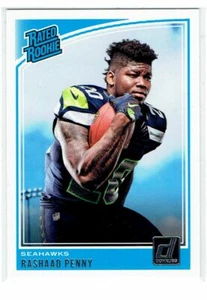 2018 Panini Donruss Football ROOKIE CARD Rashaad Penny #318 Seahawks - Picture 1 of 1