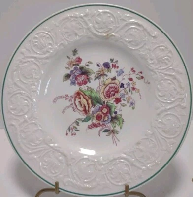 Wedgewood Patrician Bognor Made In England A.K. 8120 6.5" Plate Saucer Floral - Image 1 of 4