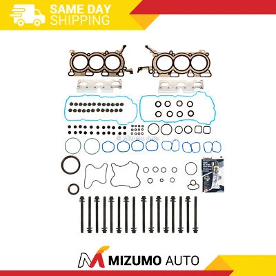 Full Gasket Set Head Bolts Fit 09-12 Ford Edge Flex Lincoln MKS MKZ 3.5L DOHC - Image 1 of 4