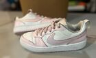 Nike Girls All Day Play Pink  &amp; White Kids Size 5 Youth Casual LifeStyle Shoes