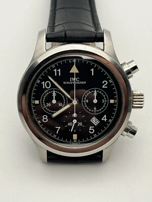 IWC Schaffhausen Uhr "Der Fliegerchronograph" Ref. 3741 - Quarzdocht '90 - Bild 1 von 4