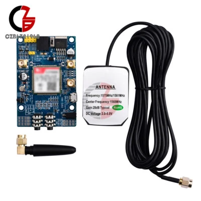 SIM808 Module GSM GPS GPRS Development Board SMA With GPS Antenna For Arduino - Image 1 of 4
