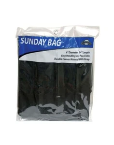 On Course Golf Sunday Bag (Black, 6" x 34") Golf Carry Bag NEW - Picture 1 of 1
