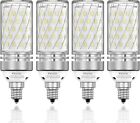 PAVOO E12 LED Light Bulbs, 12W Candelabra Bulbs 100 Watt Daylight-12w