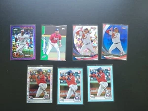 (7) Royce Lewis Topps Bowman Refractor numbered lot - Picture 1 of 6