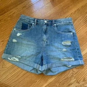 BlankNYC Distressed Denim Shorts Größe 27 - Bild 1 von 6