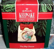The Big Cheese`1991`Designed To Please Every Big Cheese-Hallmark Ornament-NICE