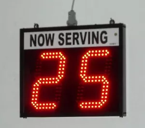 2 Digit Token Display System, 6" high LED Digits.Token Number Display.LED Number - Picture 1 of 3
