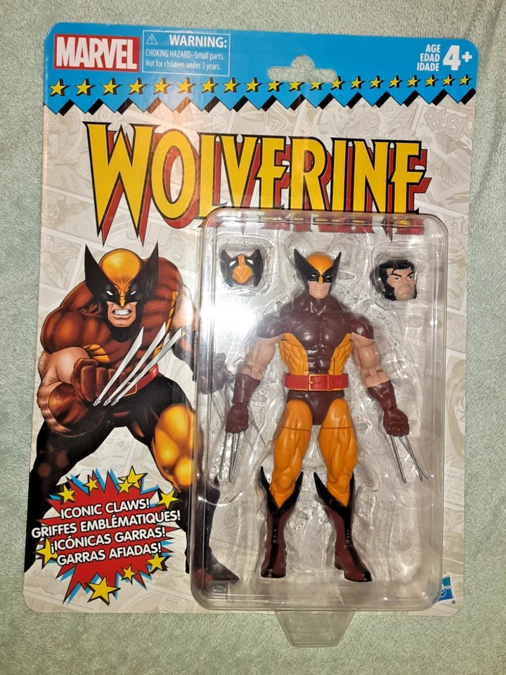 Wolverine Marvel Vintage 6 Inch Action Figure Hasbro 2017