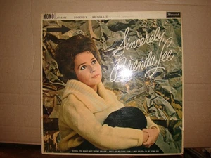 BRENDA LEE, SINCERELY, BRUNSWICK RECORDS 1961 EX+ - Picture 1 of 4
