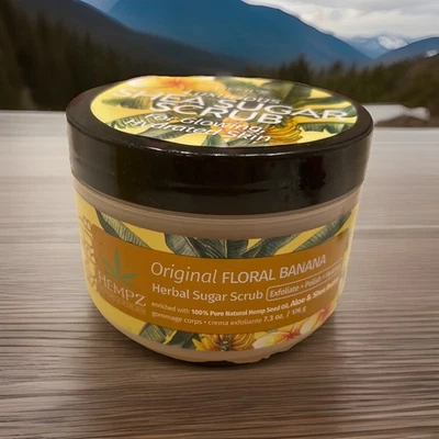 Hempz Floral Banana Sugar Scrub 7.3 oz  - New - Image 1 of 2