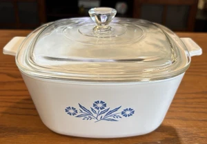 Vintage Corning Ware Kornblume P-1 3/4-B Kasserolle mit Deckel - Bild 1 von 11