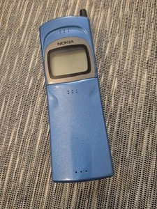 nokia 8110 Kult Handy Banane Mit Neuem Cover In Blau In Sehr Gutem Zustand.  - Zdjęcie 1 z 14
