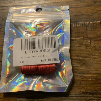 4 PIEZAS Tapas de válvula de neumático de coche de metal Cubierta de vástago de válvula Compatible Ford Mustang Rojo Foto 1 de 4