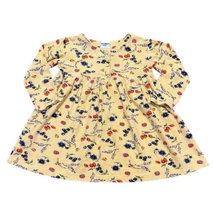 Vintage OshKosh B’Gosh Harvest Blues Fruit Long Sleeve Dress - Picture 1 of 7