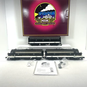MTH Premier 20-20044-1 Southern “Black” F-3 ABA Diesel Set PS.2 O Gauge New SRR - Picture 1 of 24